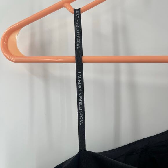 VINTAGE X LAUNDRY BY SHELLI SEGAL Dress Size 4 Mini One Shoulder Black LBD 90s - Picture 8 of 10